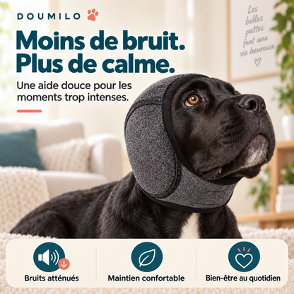 Protège-oreilles apaisant pour chien