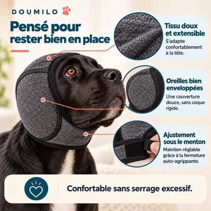 Protège-oreilles apaisant pour chien